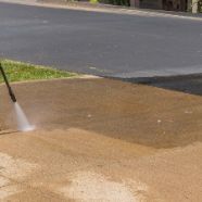 POWER WASH CONCRETE DRIVE